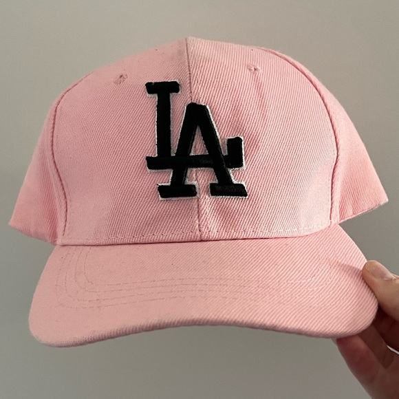 Accessories - Pink LA Baseball Cap